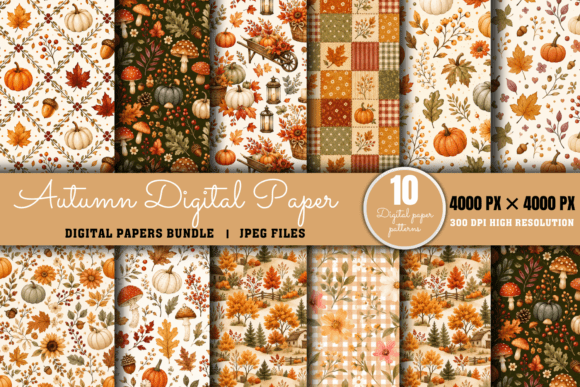 Fall Digital Paper Pack