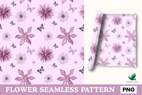 Flower Seamless Pattern - 02