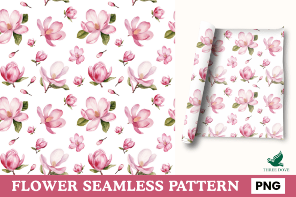 Flower Seamless Pattern - 09: A Versatile Digital Design for Creative Projects