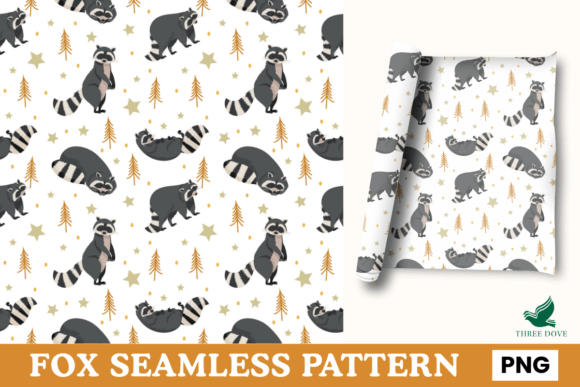 Fox Seamless Pattern - 11: A Versatile Digital Asset for Creative Projects
