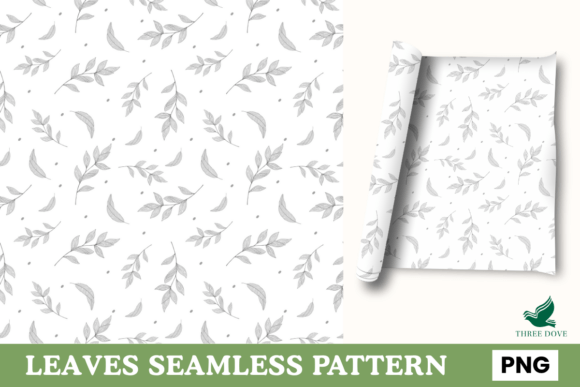 Leaf Seamless Pattern - 01: A Versatile Digital Resource for Creative Projects