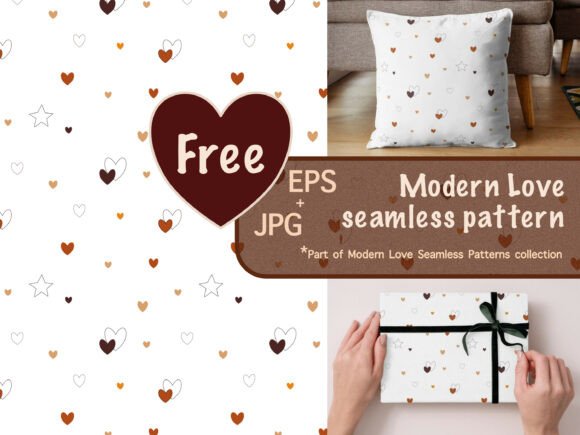 Maximizing Creativity with the Free Modern Love Seamless Pattern