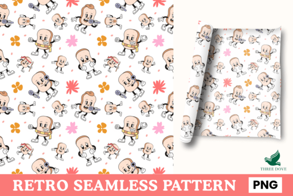 Retro Seamless Pattern - 06