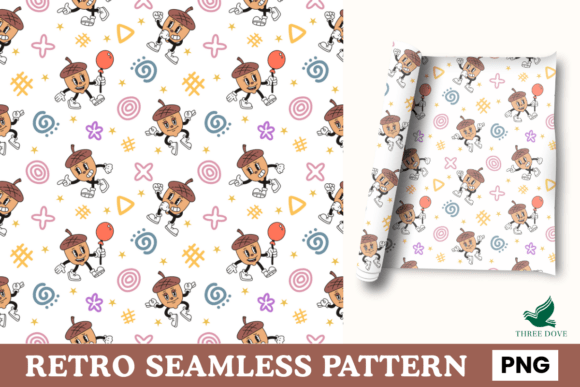 Retro Seamless Pattern - 07: A Versatile Digital Resource for Creative Projects
