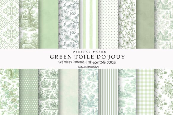 Toile De Jouy Digital Paper: A Timeless Addition to Your Creative Toolkit