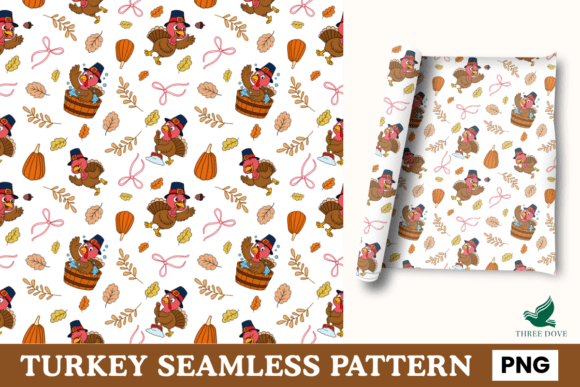 Turkey Seamless Pattern - 04