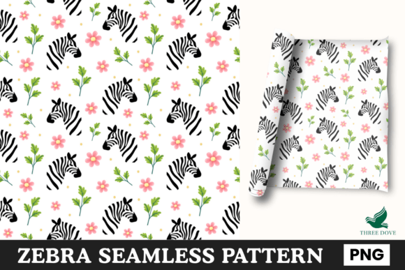 Zebra Seamless Pattern - 07